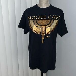 Men’s medium Moqui Cave Utah Grey Short Sleeve Graphic T Shirt USA